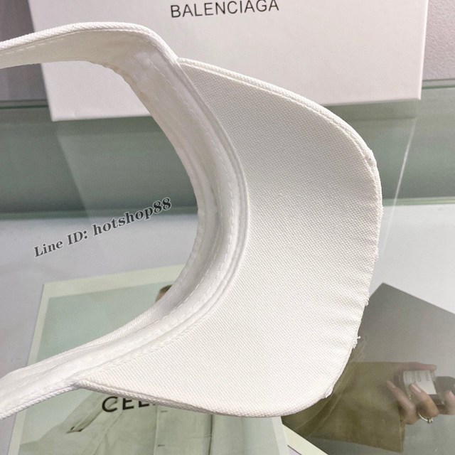 Balenciaga專櫃新款夏季空頂帽 巴黎世家跑步遮陽防曬空頂帽 mmyj3197